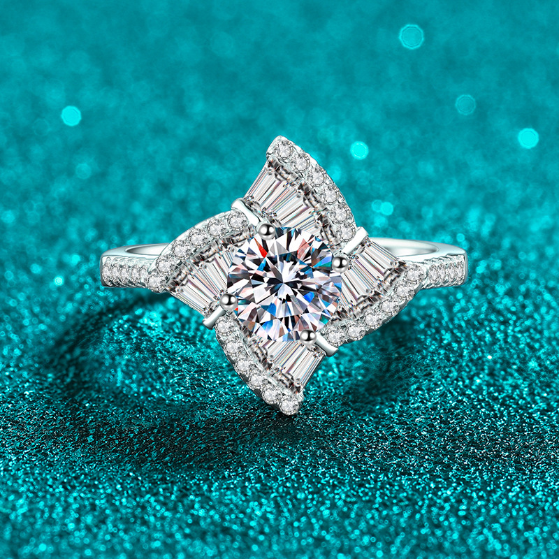 Apaison スパークリング 1カラット Dカラー モアサ - Moissanite Engagement Ring 1 Carat のレビューと価格