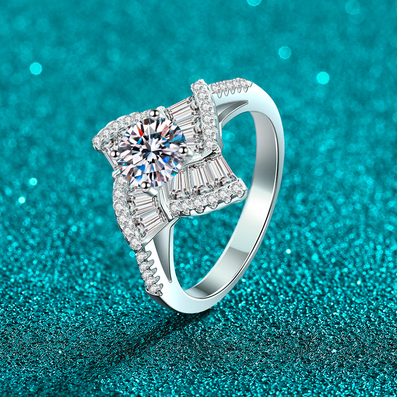 Apaison スパークリング 1カラット Dカラー モアサ - Moissanite Engagement Ring 1 Carat のレビューと価格