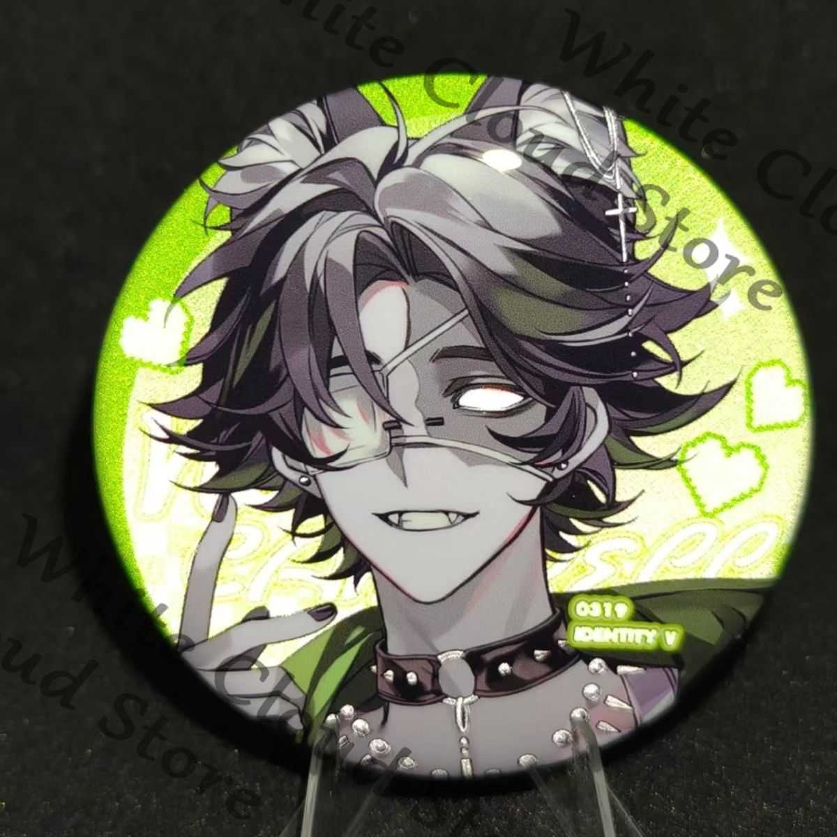 公式IdentityVアニメコスプレ、漫画風のブリキ製バッジ - Watch Accessories のレビューと価格